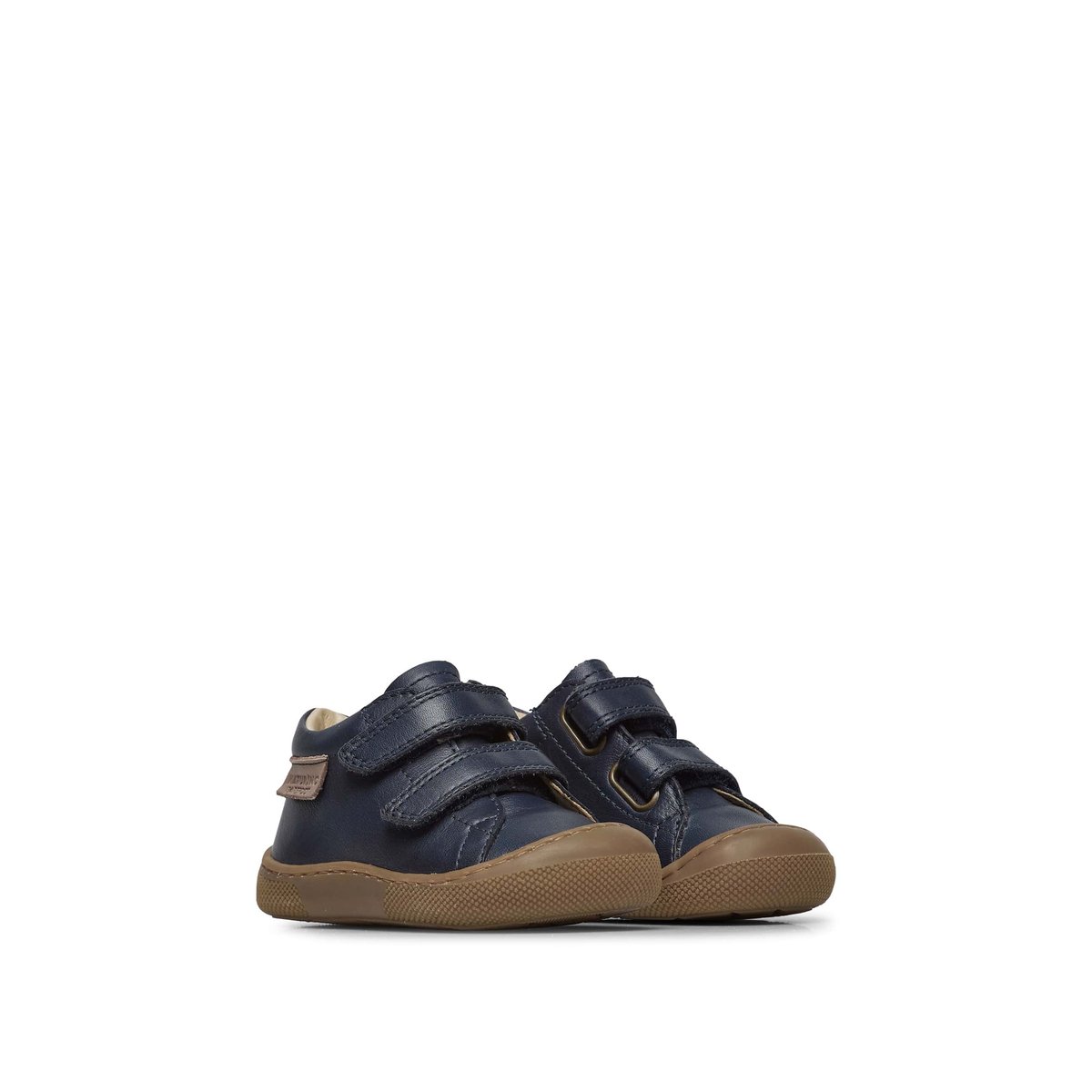 Chaussures barefoot en cuir AMUR VL marine, NATURINO