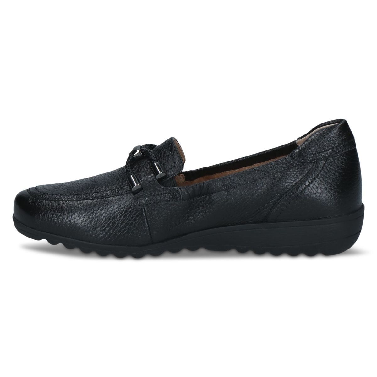 Slipper en cuir noir cuir, CAPRICE