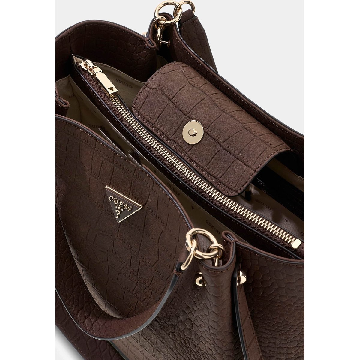 Sac Tote Lorella marron, GUESS