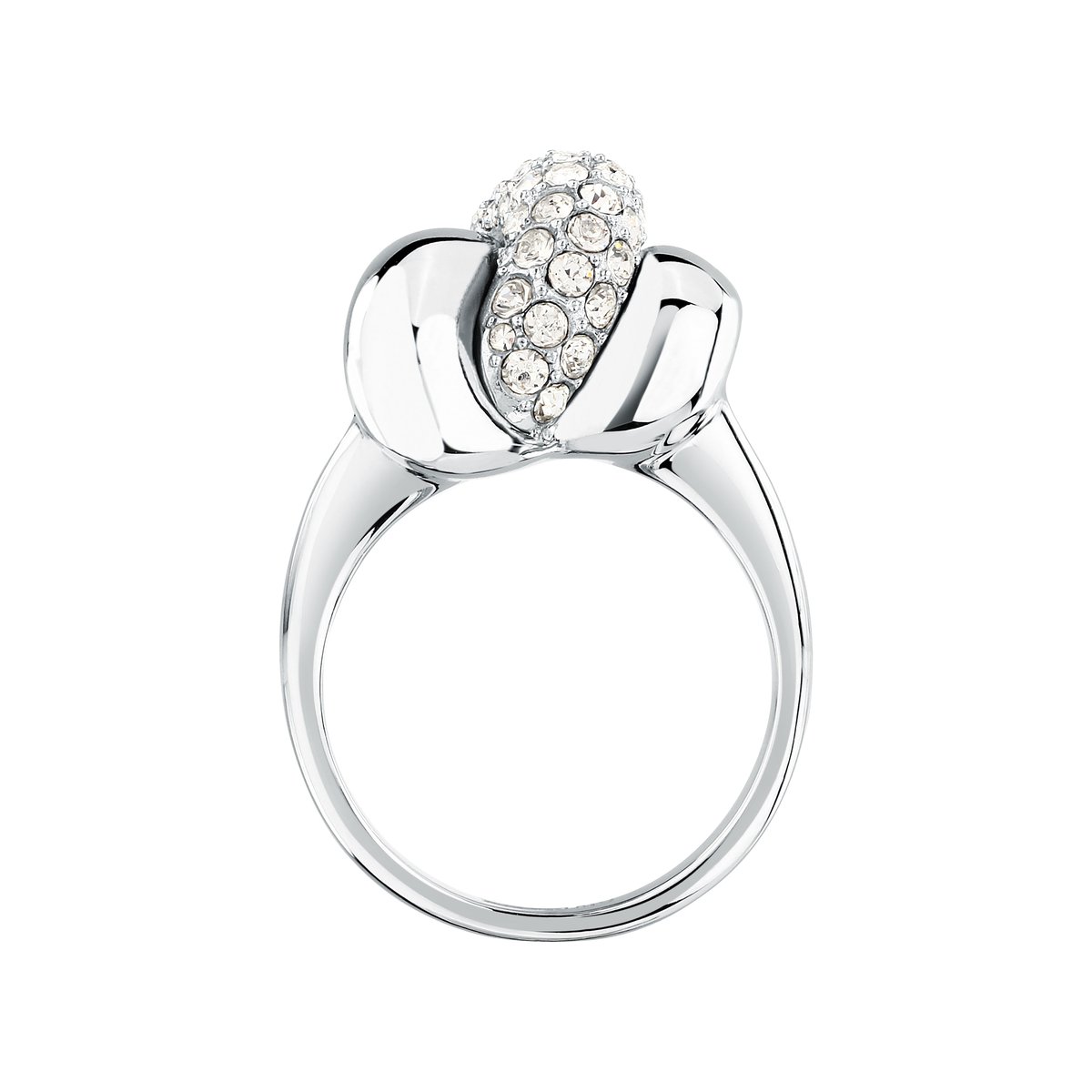 Bagues en Cristal/crystal/steel et Cristal acier inoxydable, MORELLATO