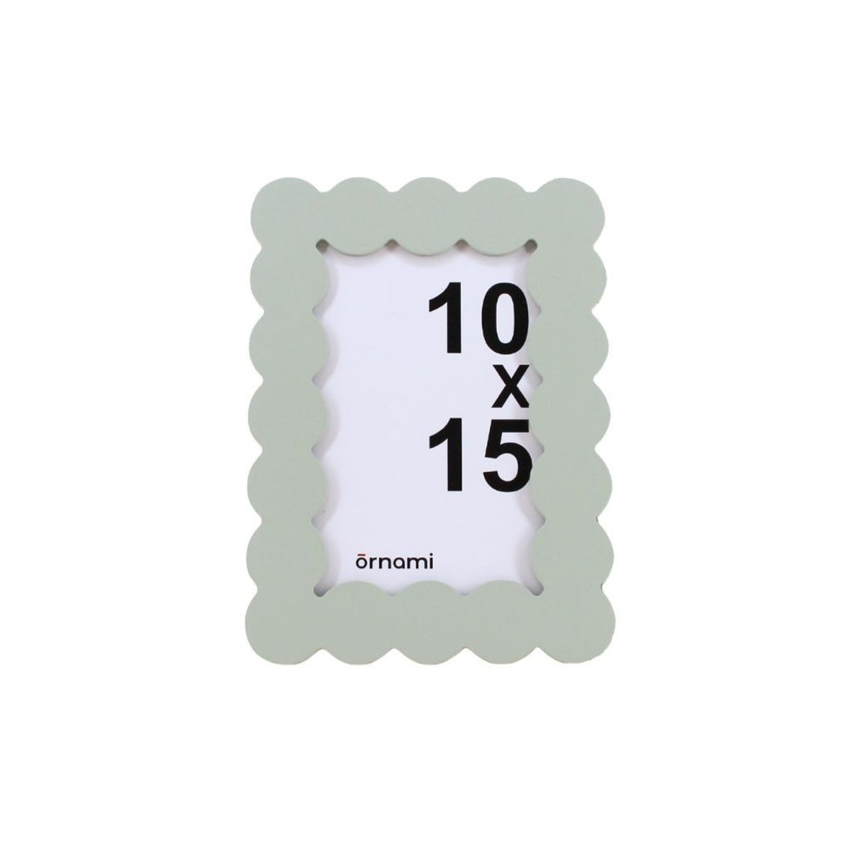 Cadre photo moulure design 10x15cm vert, ORNAMI