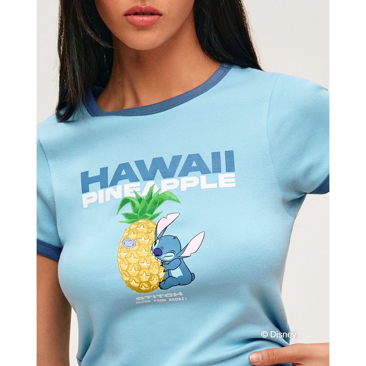 T-shirt en jersey Stitch FRUITSTITCHIZ bleu, UNDIZ