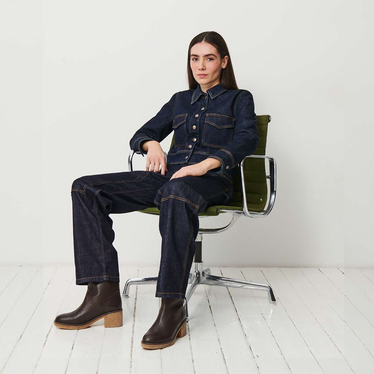 Pantalon coupe workwear en coton OWEN jean, BENSIMON