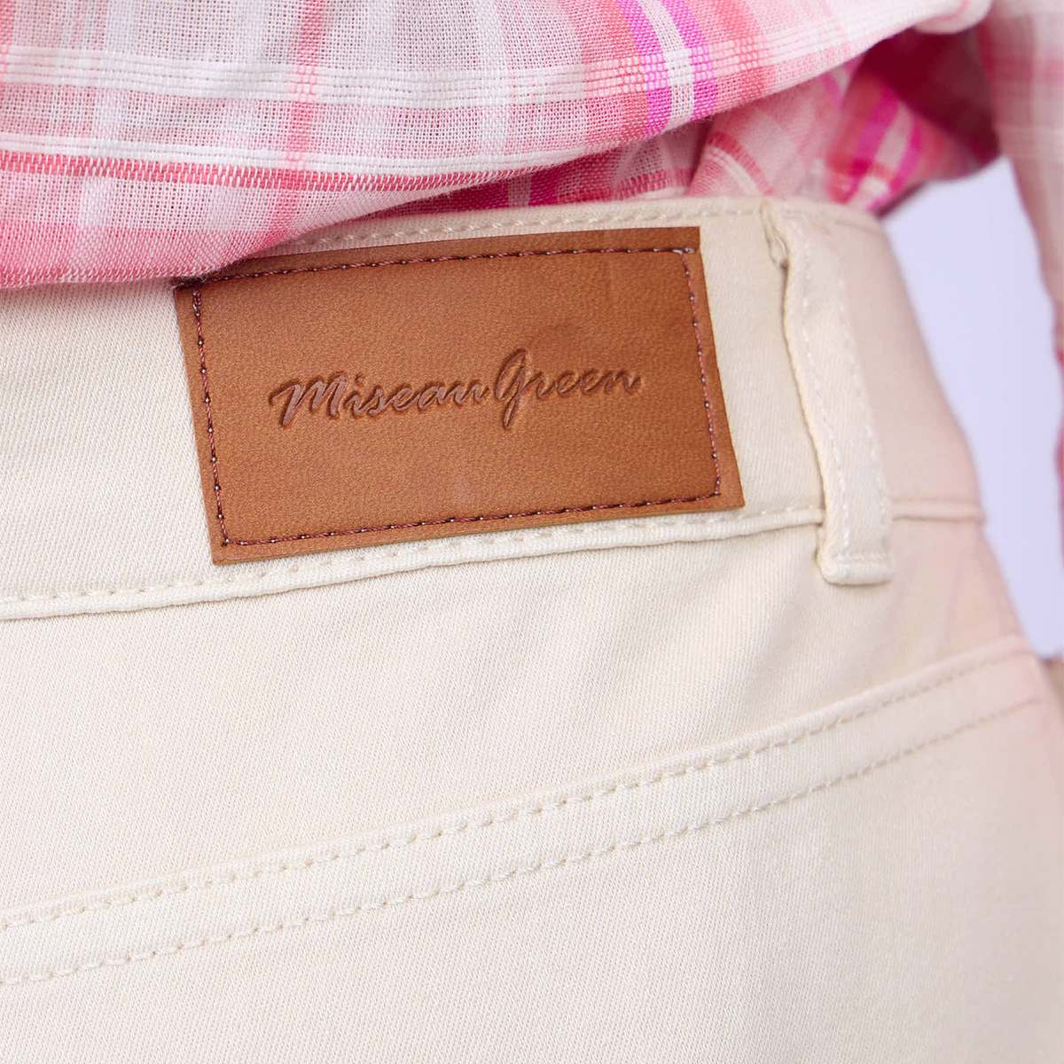 Pantalon 7/8 Gianna ecru, MISE AU GREEN