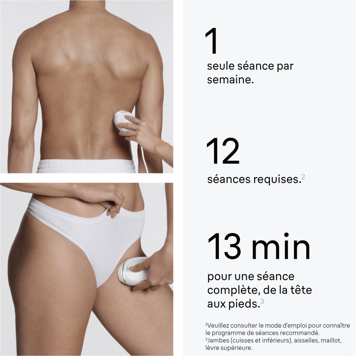 Epilateur lumière pulsée IPL PL1114 Silk-expert Mini, 1 teêt, 1 rasoir gillette Venus, 1 pochette blanc, BRAUN