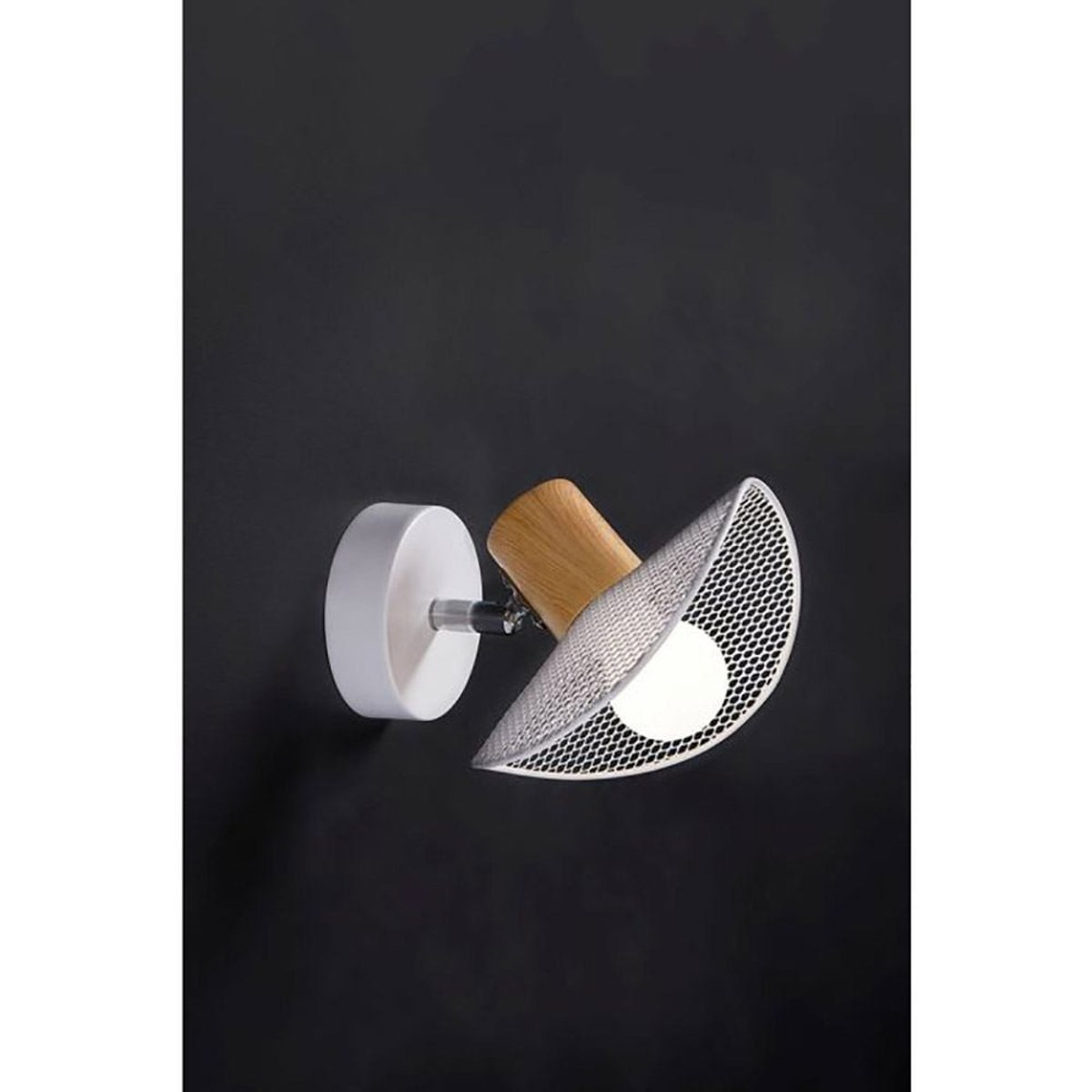 Applique Spot Orientable Métal Hyde Blanc blanc, DECORATIE