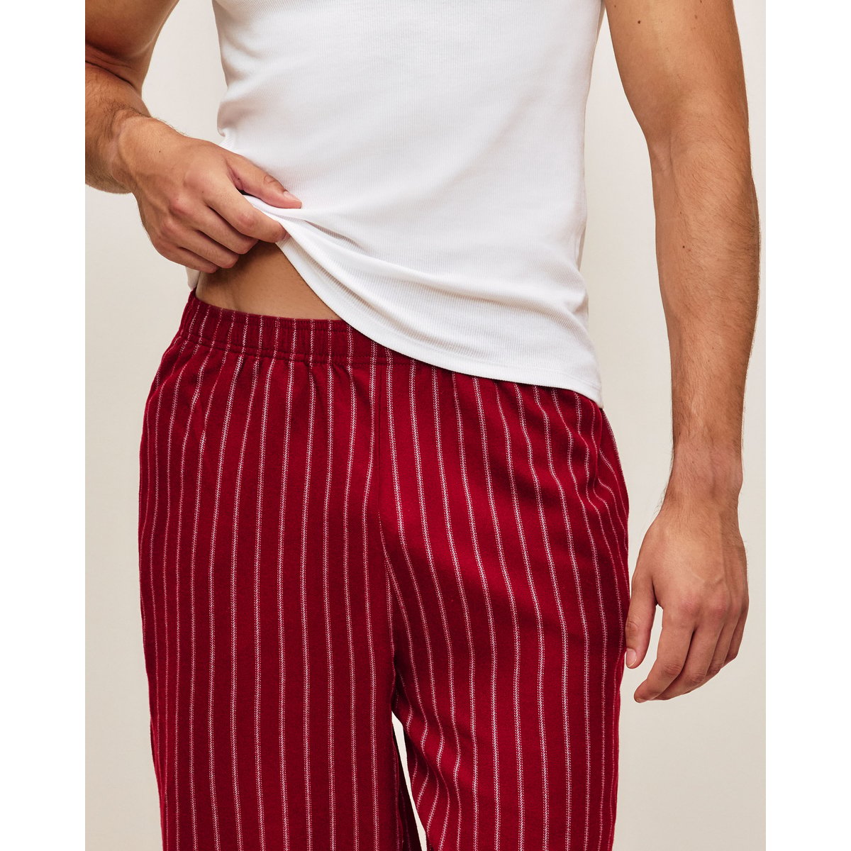 UNDIZ BAS WINESTRIPIZ-PANT rouge, UNDIZ