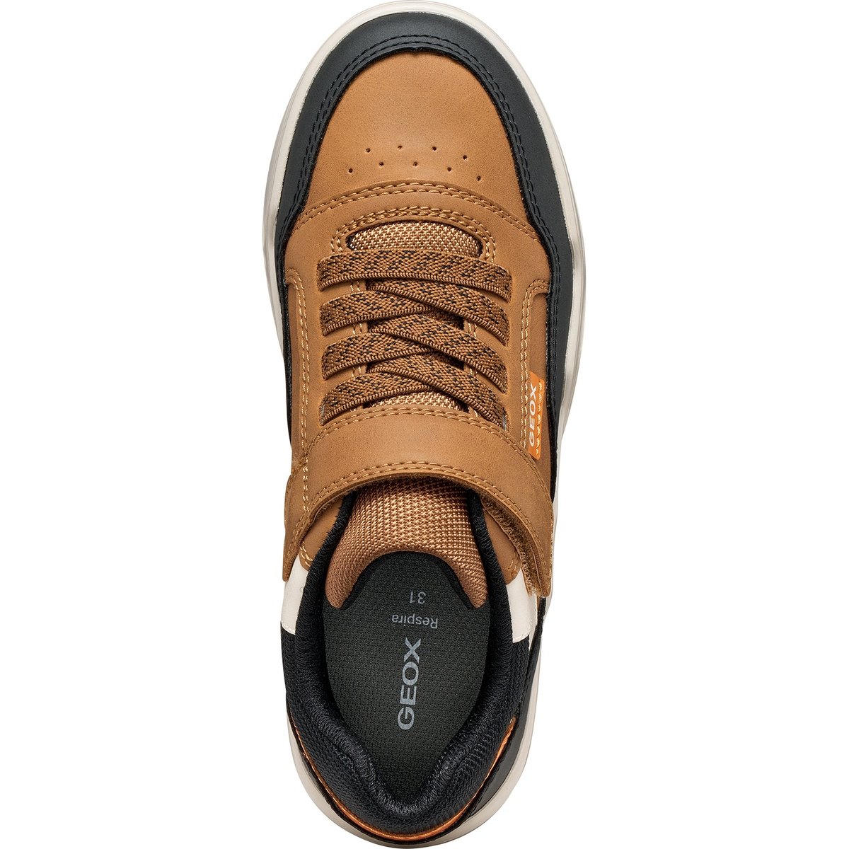 Baskets J PERTH marron clair, GEOX