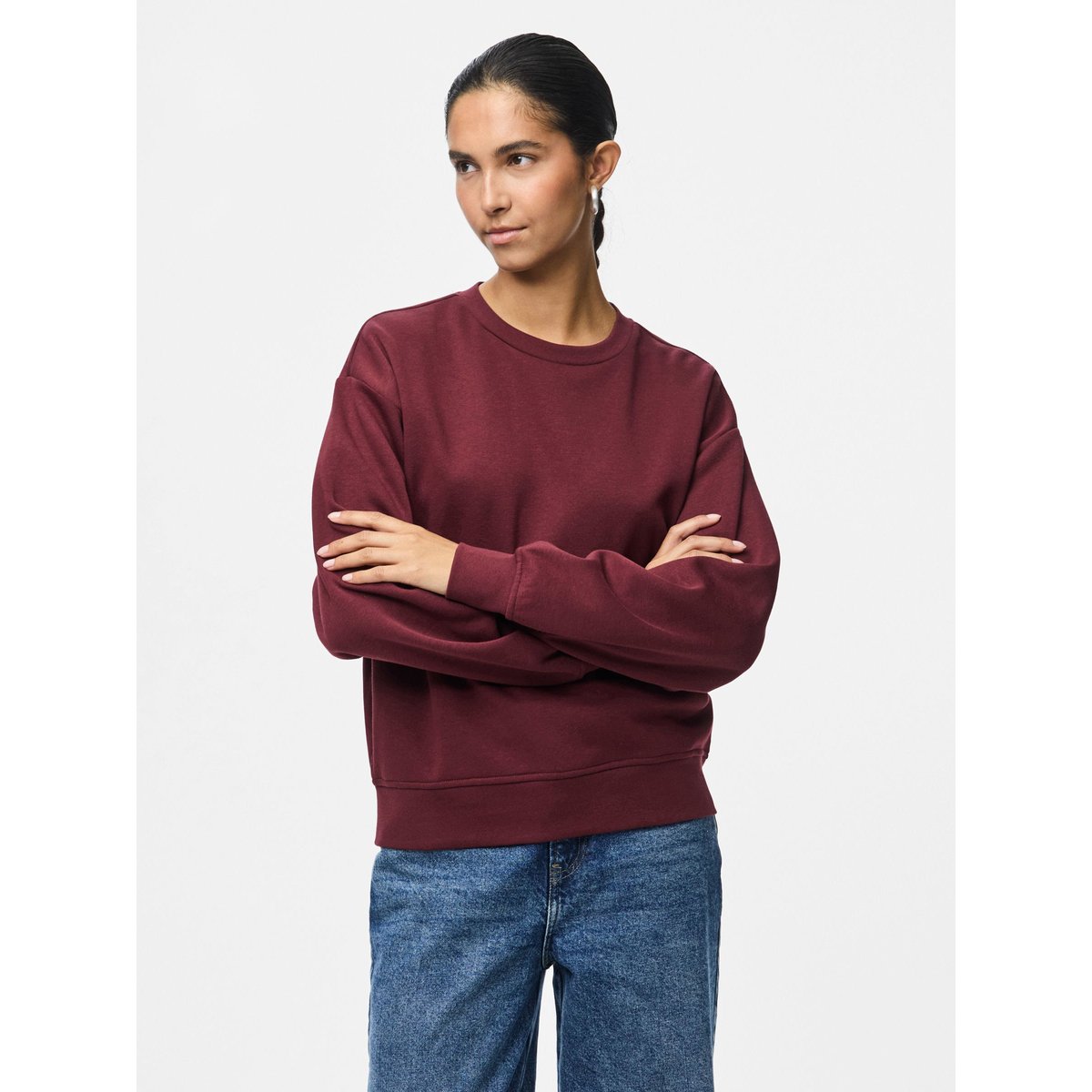 Sweat-Shirt tawny port, PIECES