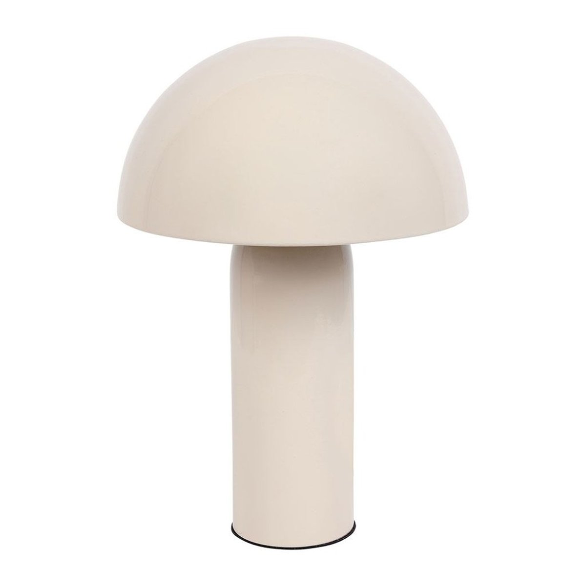 Lampe En Métal Champignon Coloris Beige beige, DECORATIE