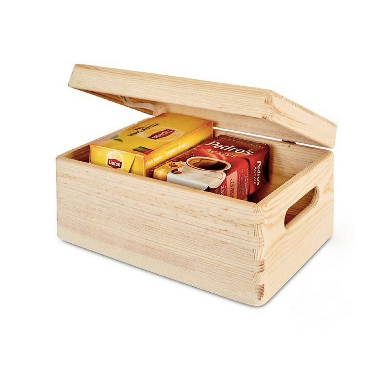 Aufbewahrungsbox - BOXY 2 holz hell, EUROPE & NATURE