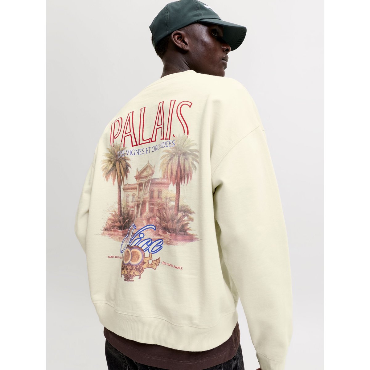 Sweat-Shirt blanche - antique white 1, JACK & JONES