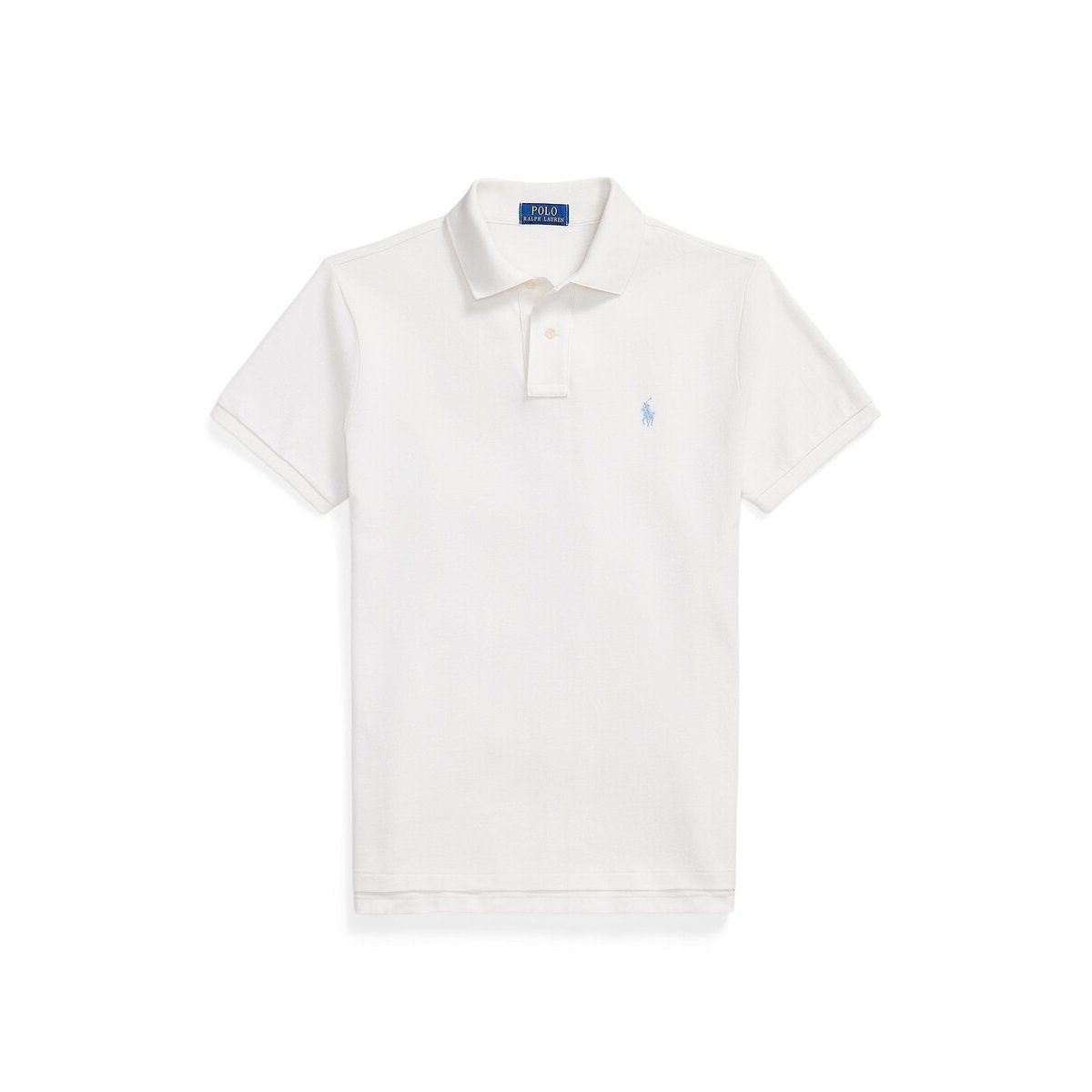 Iconic Polo Shirt in Cotton Pique cream, POLO RALPH LAUREN