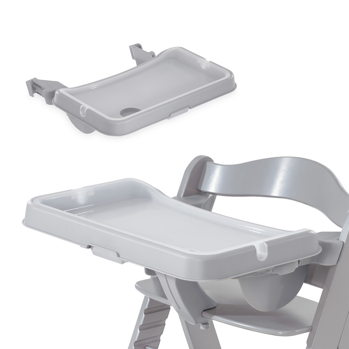 Alpha Highchair Tray grey, HAUCK
