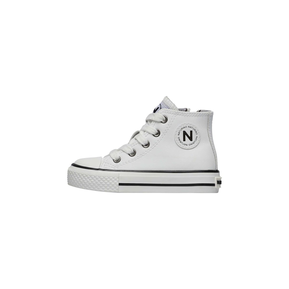 Baskets en cuir YLFAS. blanc, NATURINO