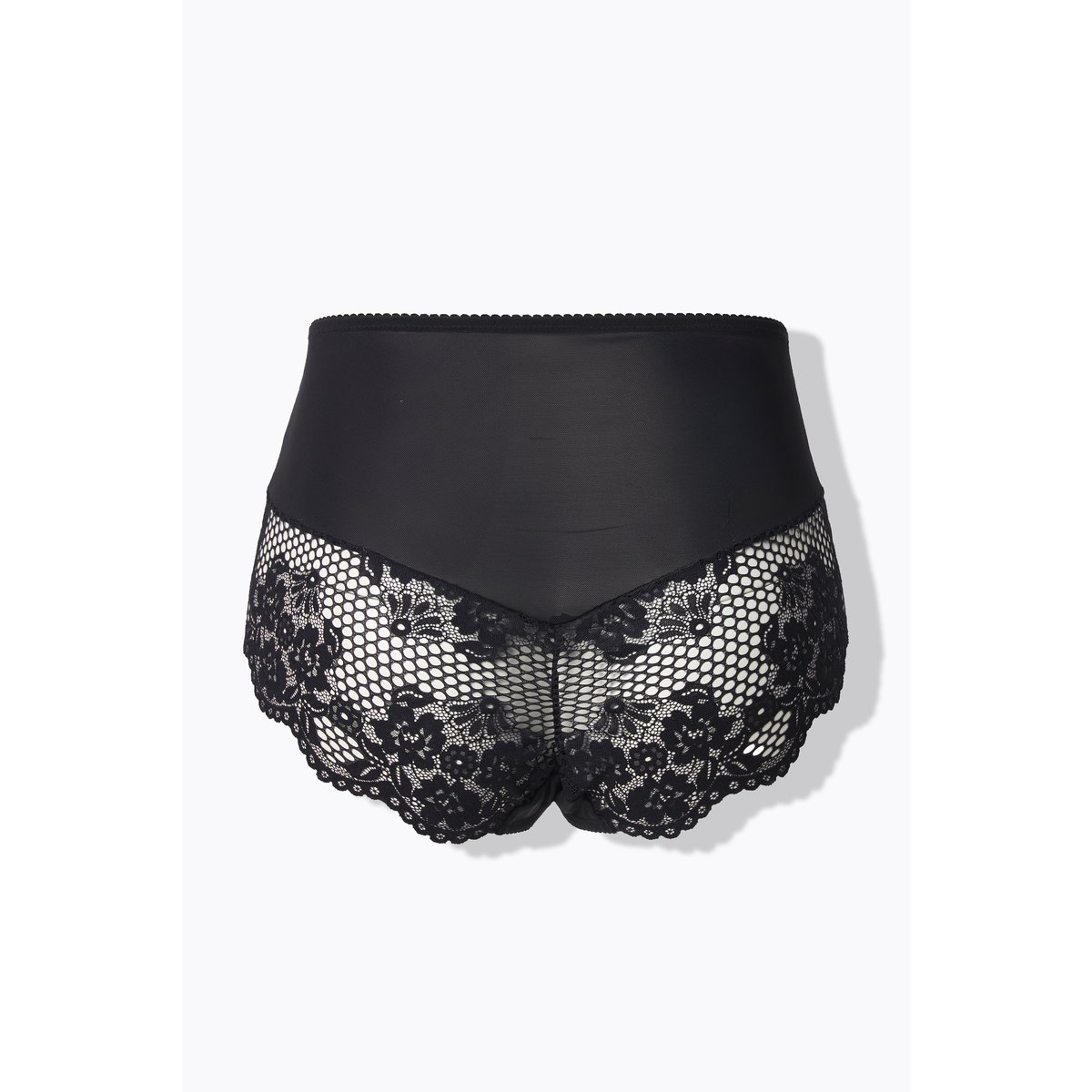 Culotte maxi TruYou, mesh noir, ULLA POPKEN