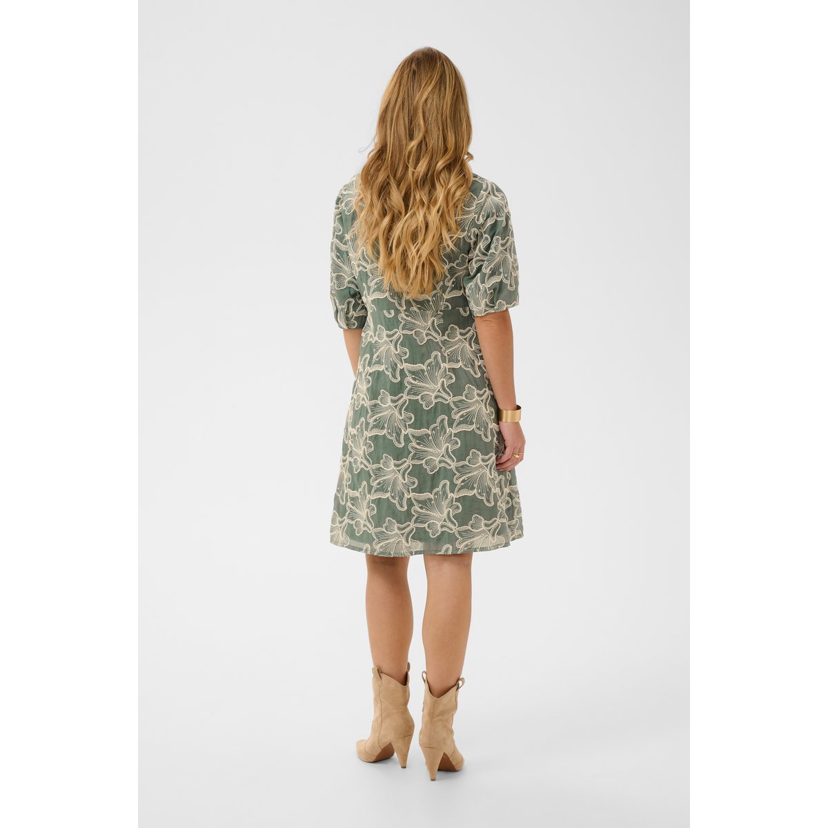Robe vert mulled basil, CREAM