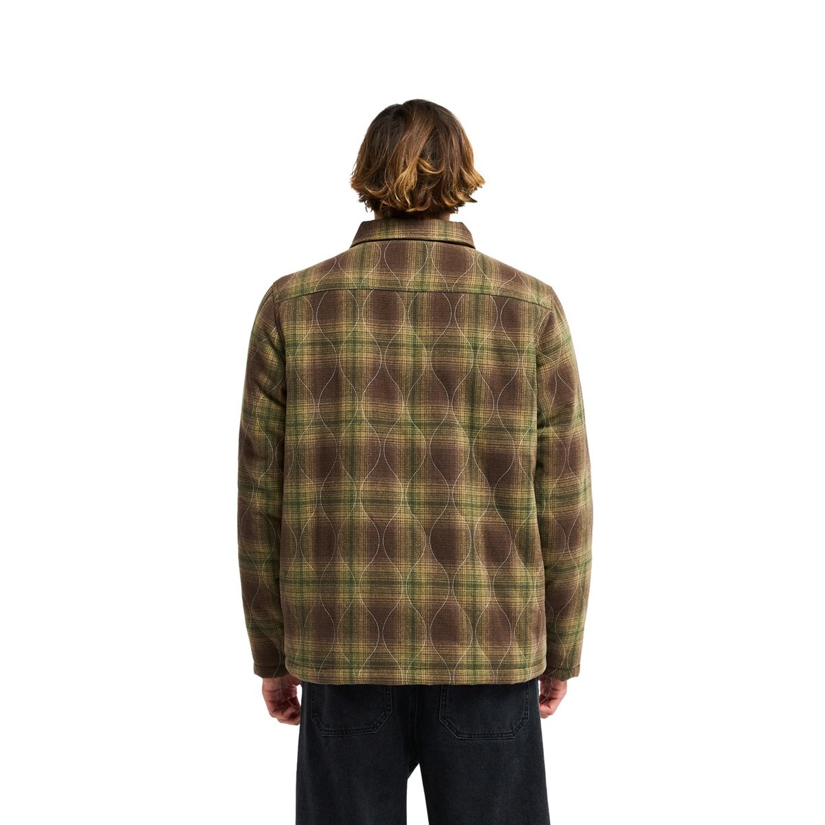 Veste à carreaux isolante HILLS marron dark cedar, BILLABONG
