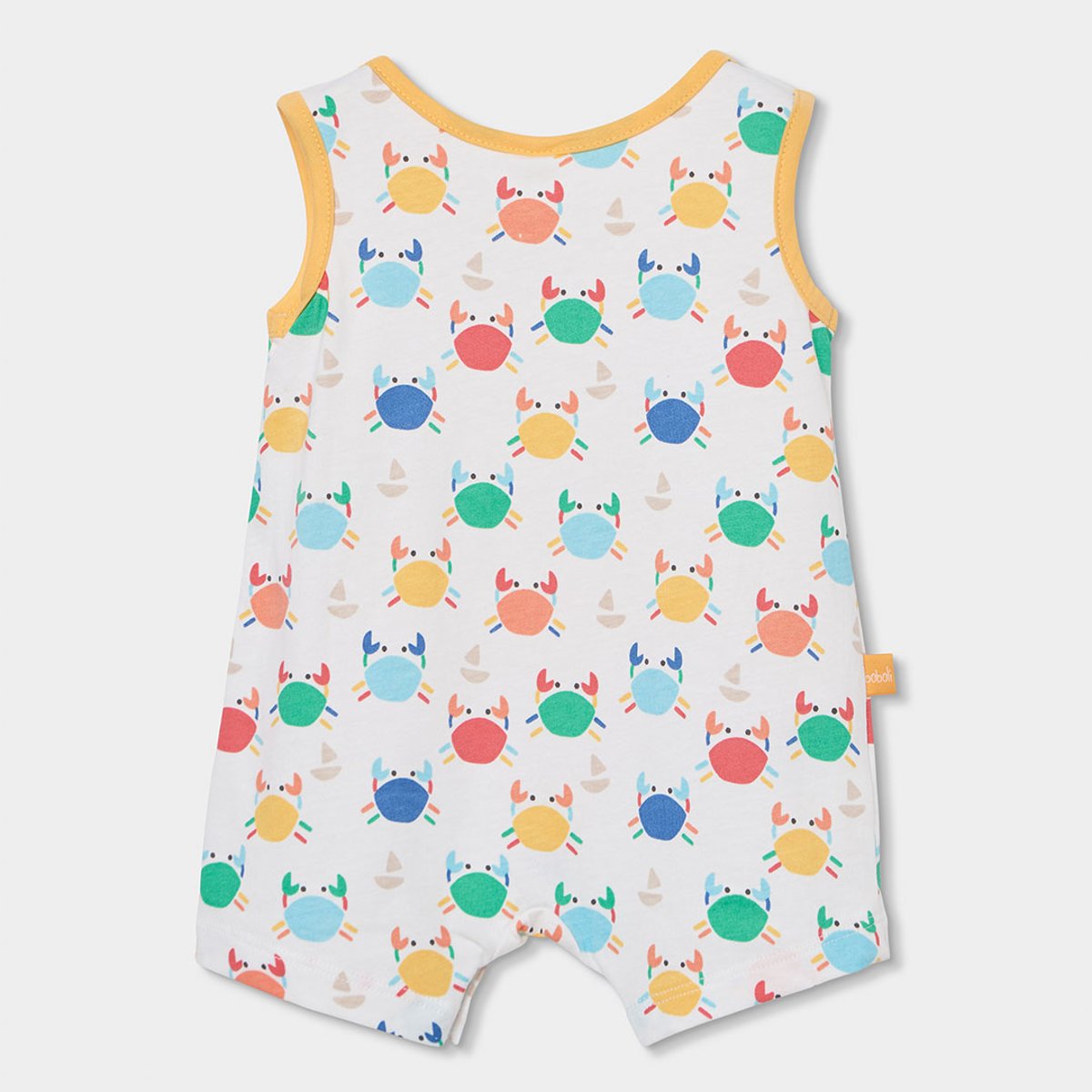 Barboteuse en coton imprimé multicolore, BOBOLI