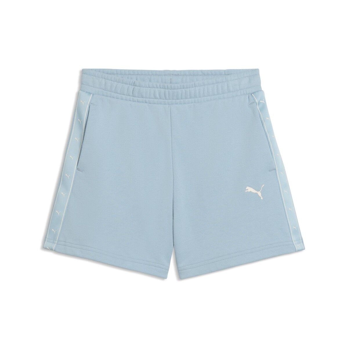 Short en molleton non gratté bleu, PUMA