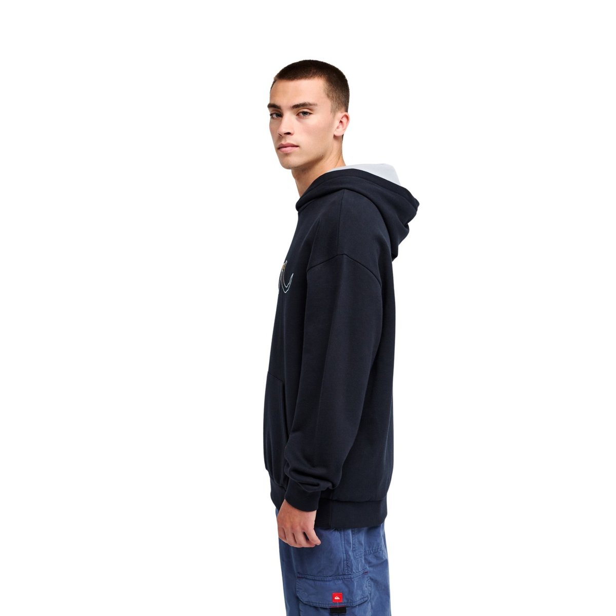 Sweat capuche YOUNG GUNS VORTEX noir black, QUIKSILVER