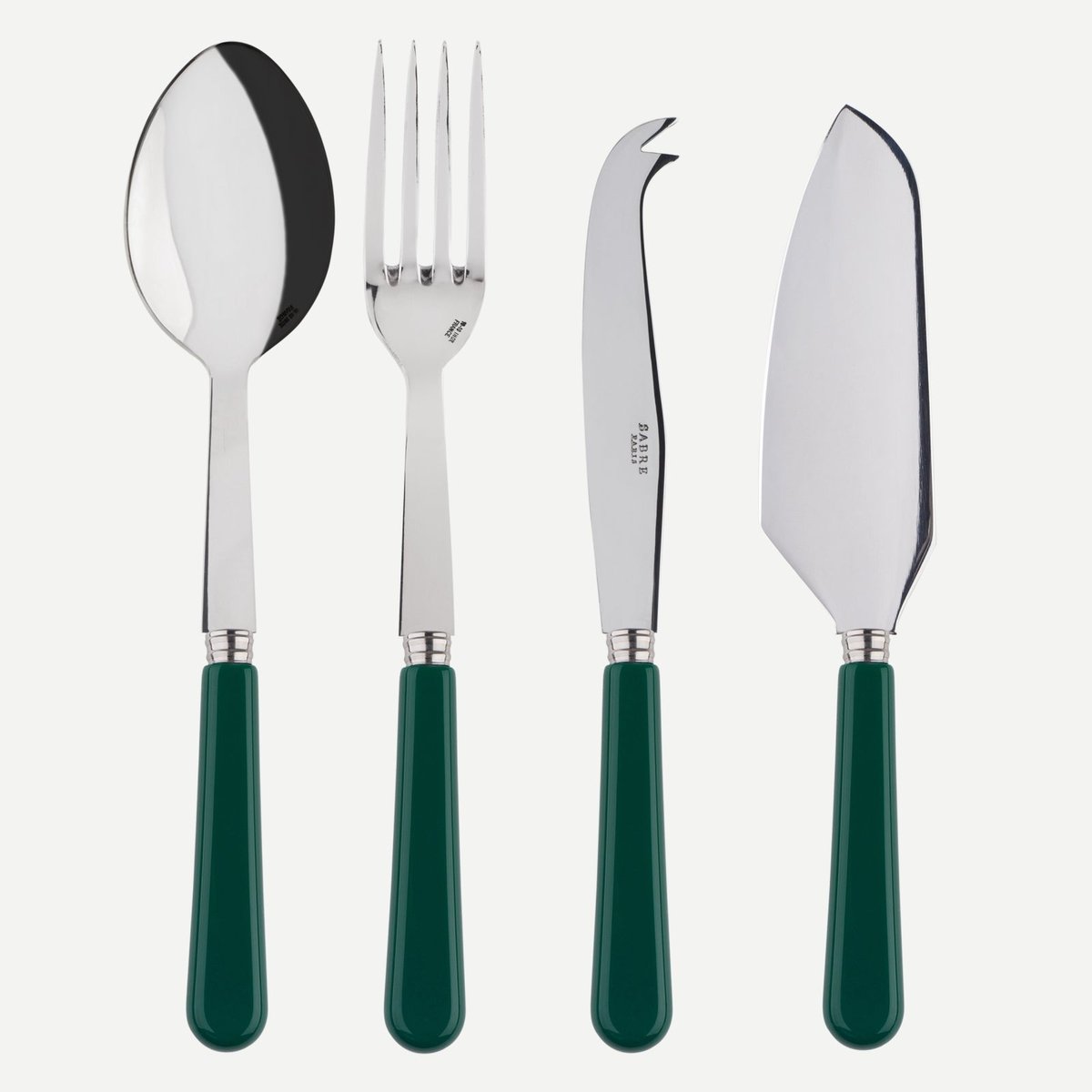 Set Les Essentiels - ensemble de 4 couverts de service, Pop vert, SABRE