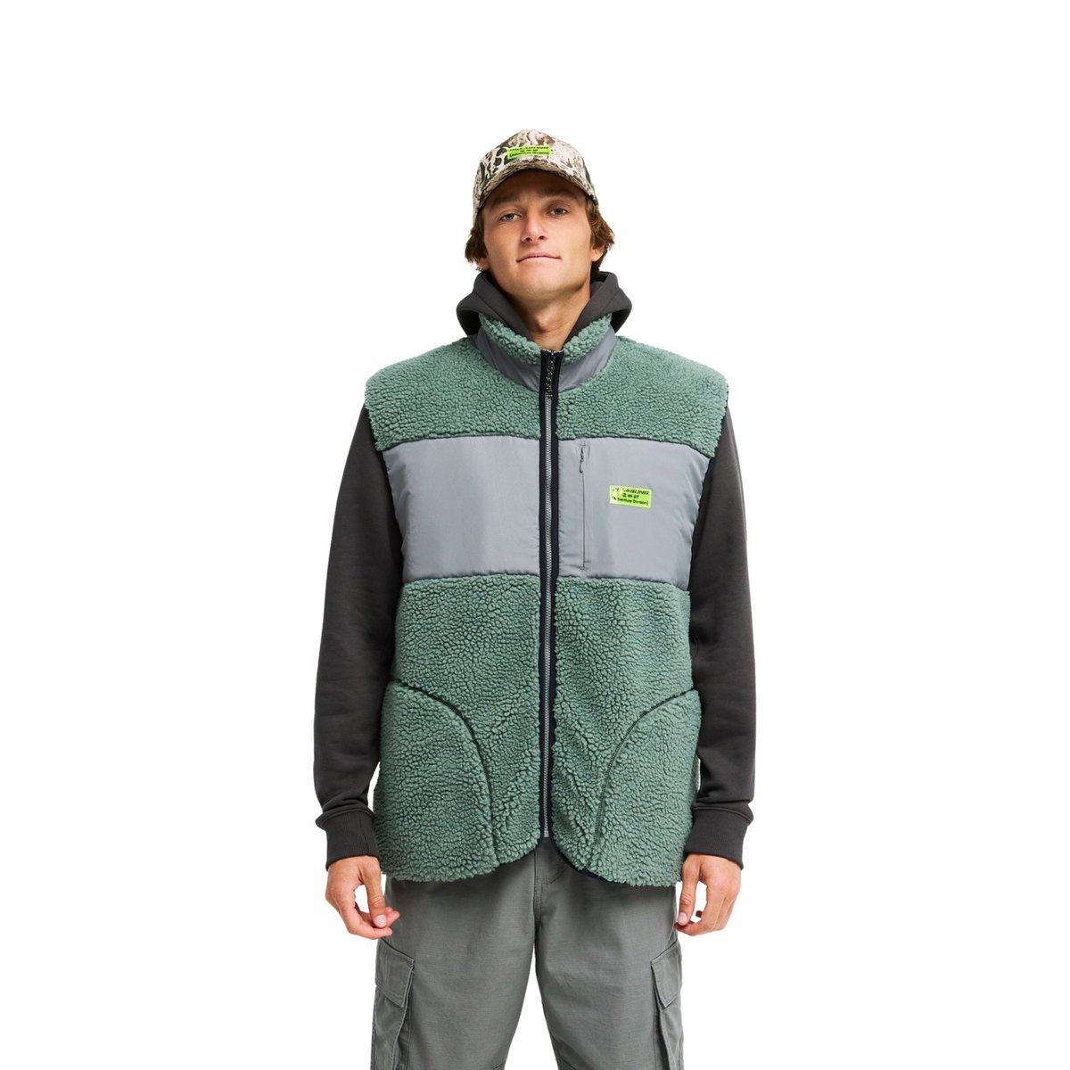 Veste sans manches en polaire CANYON TRAIL vert laurel wreath, BILLABONG