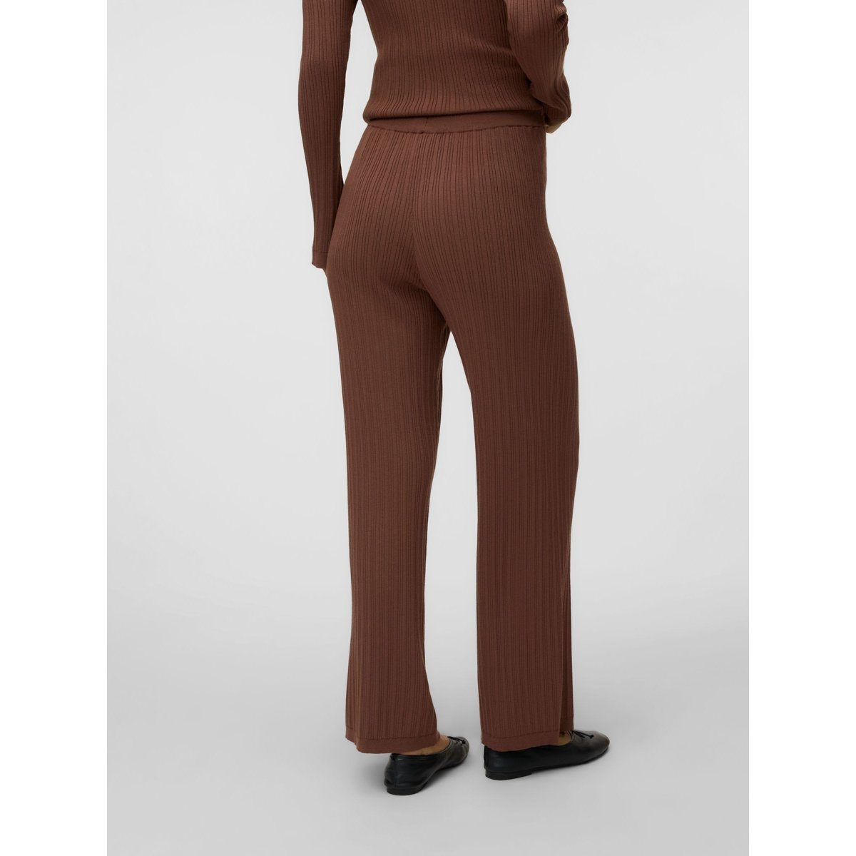 Pantalon marron - cocoa brown, VERO MODA