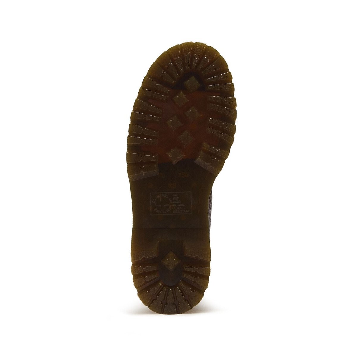 Boots plateformes Sinclair en cuir Ambassador marron foncé, DR. MARTENS