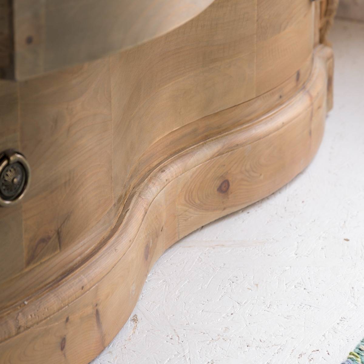 Meuble sous vasque en bois recyclé MIA bois clair, MADE IN MEUBLES