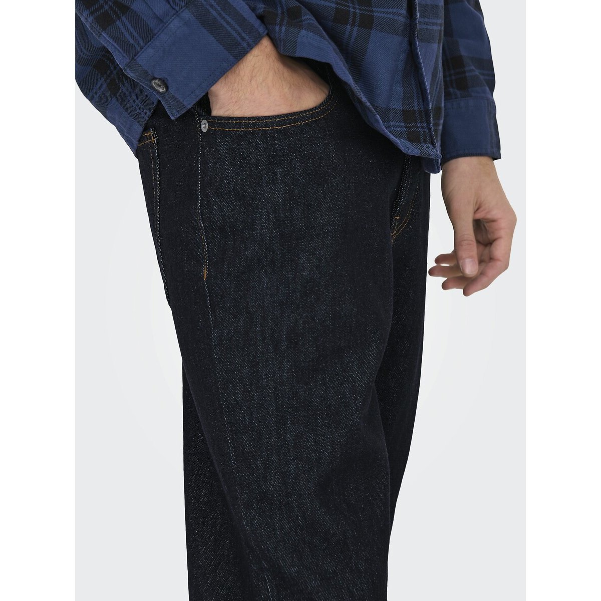 Jean droit bleu foncé, ONLY & SONS