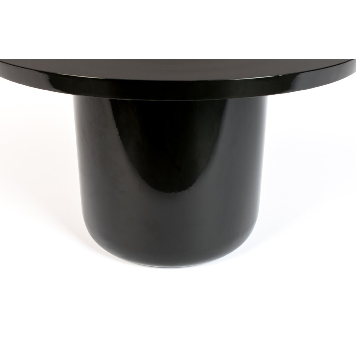 Table basse en métal ø67cm noir - SHINY BOMB noir, ZUIVER