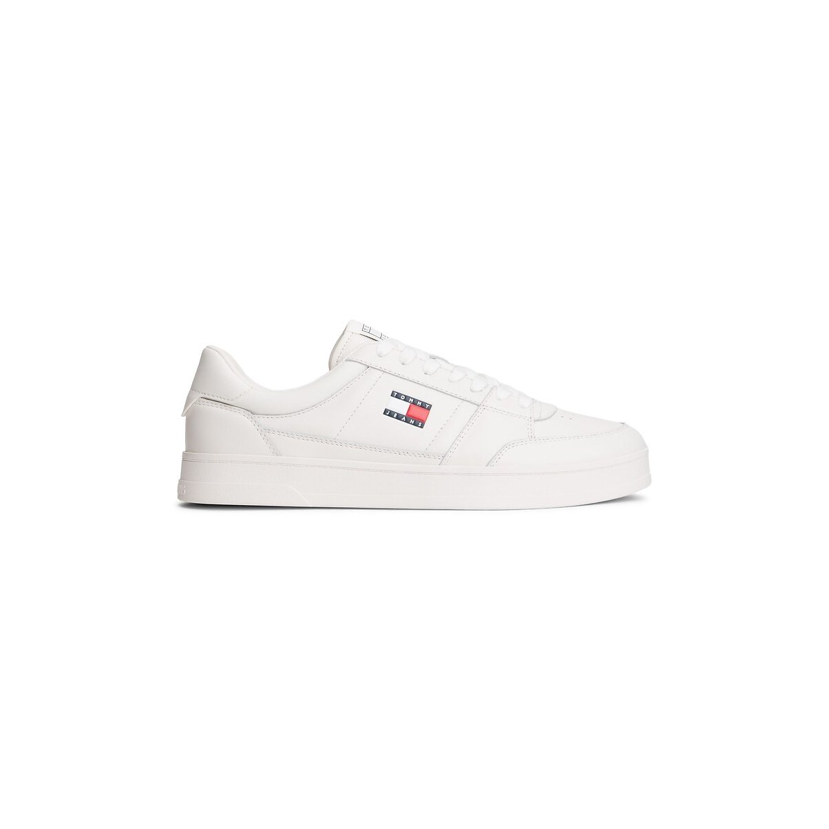 Baskets en cuir The Greenwich blanc, TOMMY JEANS