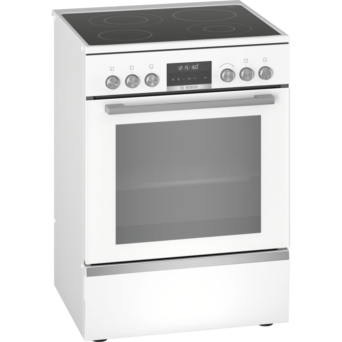 Cuisinière vitrocéramique HKS79R220 couleur unique, BOSCH