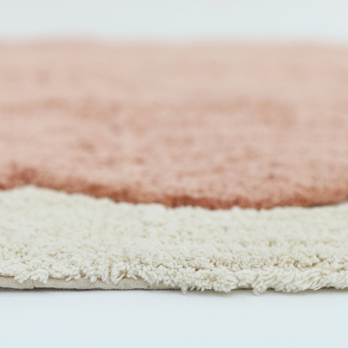 Tapis Alfonsina Blush couleur unique, NATTIOT