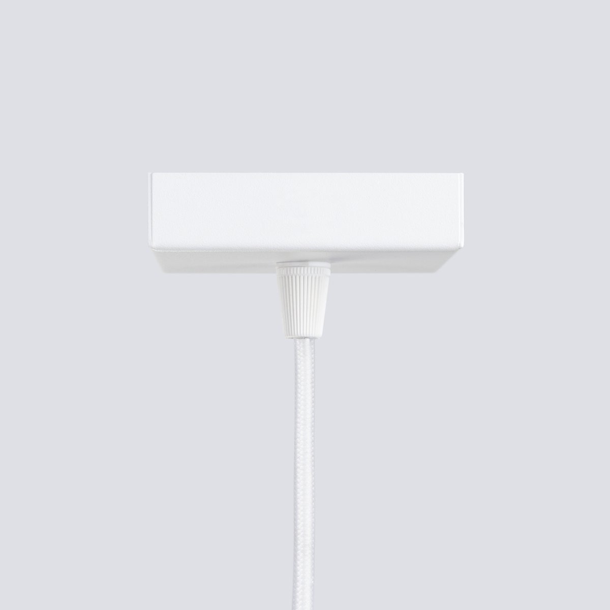 Suspension Aluminium Blanc GU10 1 Karbon blanc, EDEN