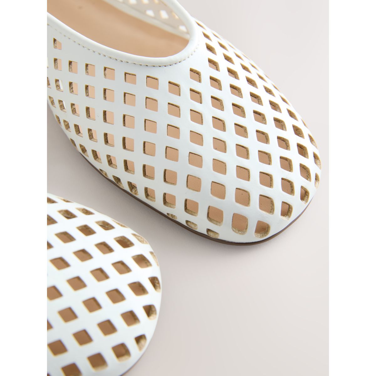 Ballerines tressées forever comfort® blanc, NEXT