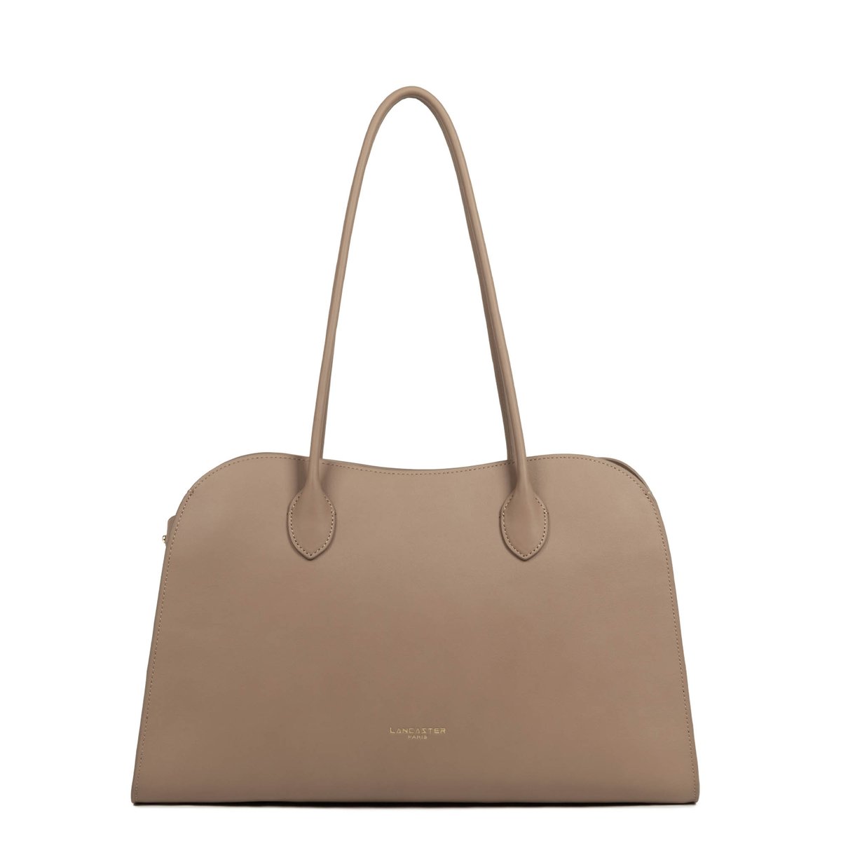 Grand sac cabas épaule DONNA HOPPER praline, LANCASTER