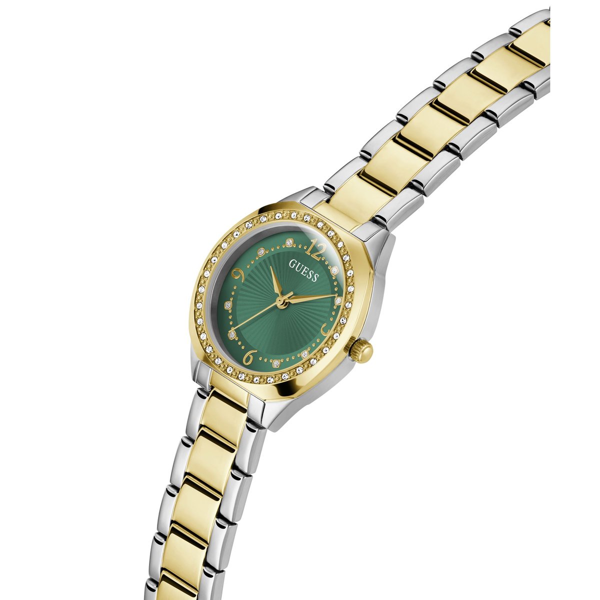 Montre Analogique CHARLOTTE argenté vert argenté, GUESS