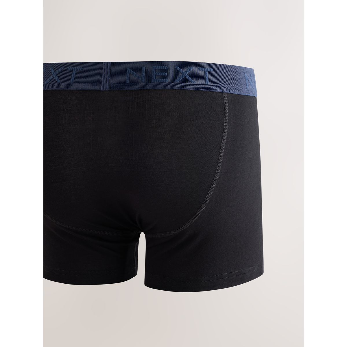 Boxer en coton avec ouverture sur le devant ceintures texturées noires, NEXT