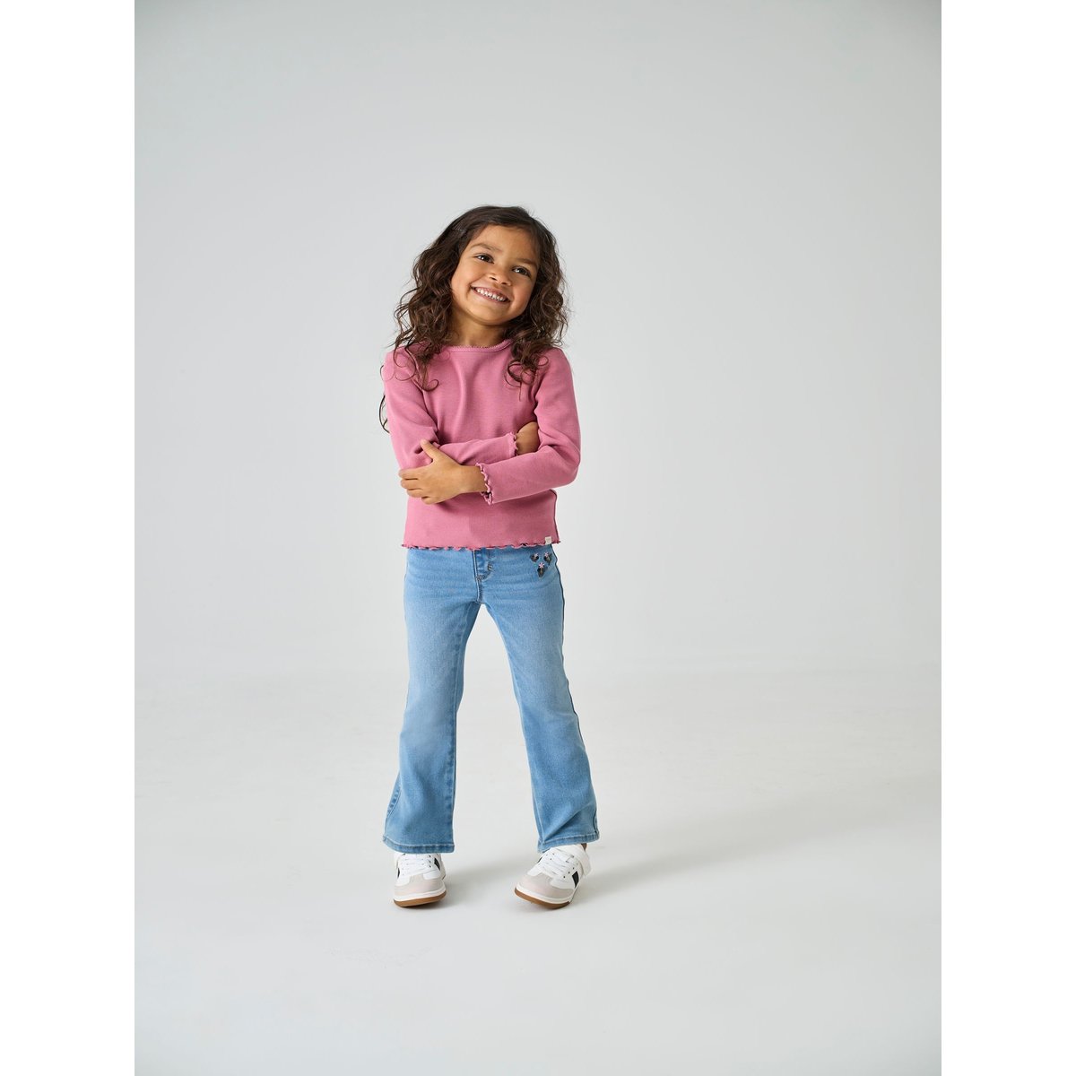 Jean Flared light blue denim, KIDS ONLY