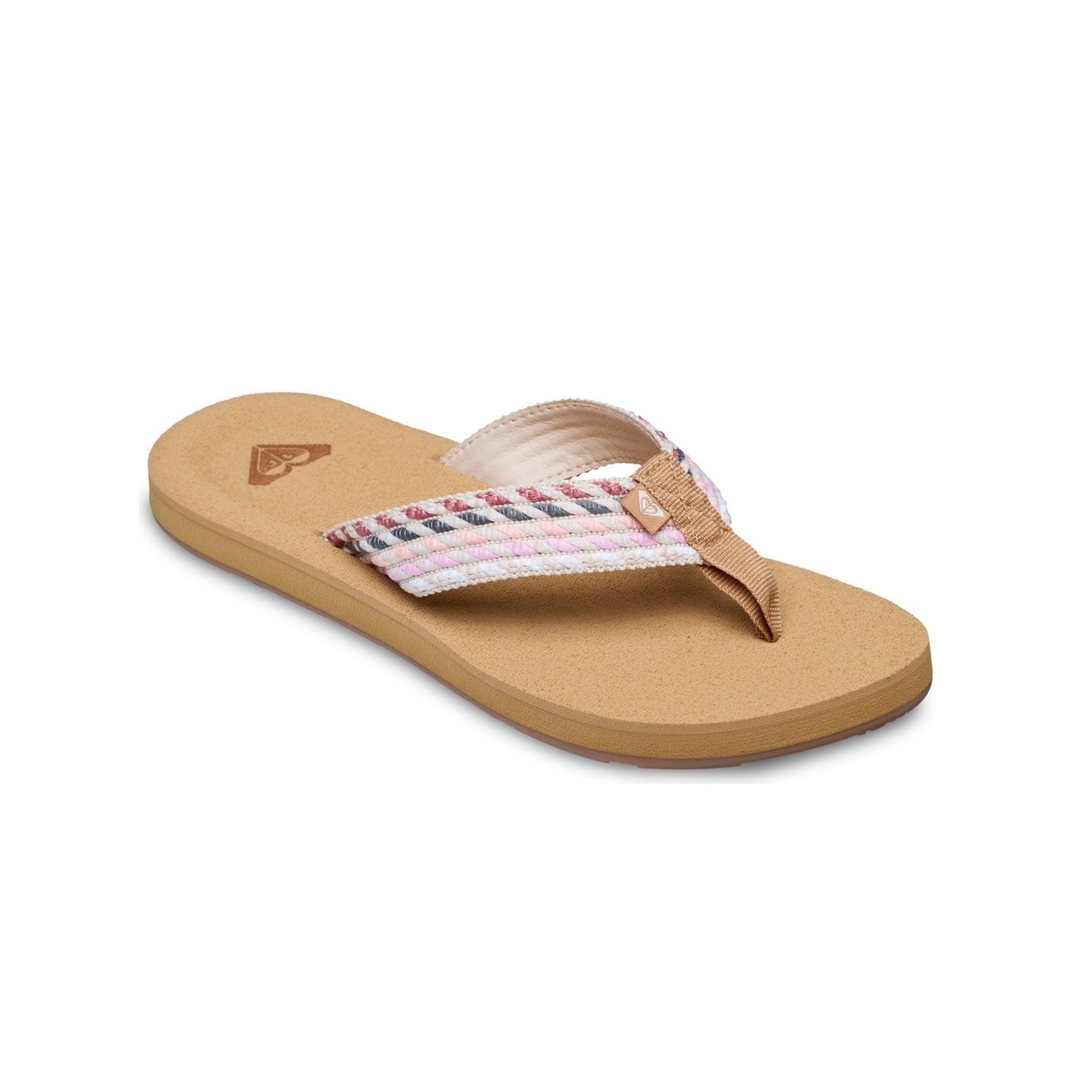 Sandales PORTO ROPE. marron natural/crazy pink, ROXY
