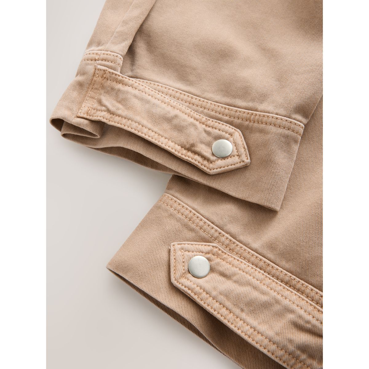 Jean court bouffant cargo naturel, NEXT