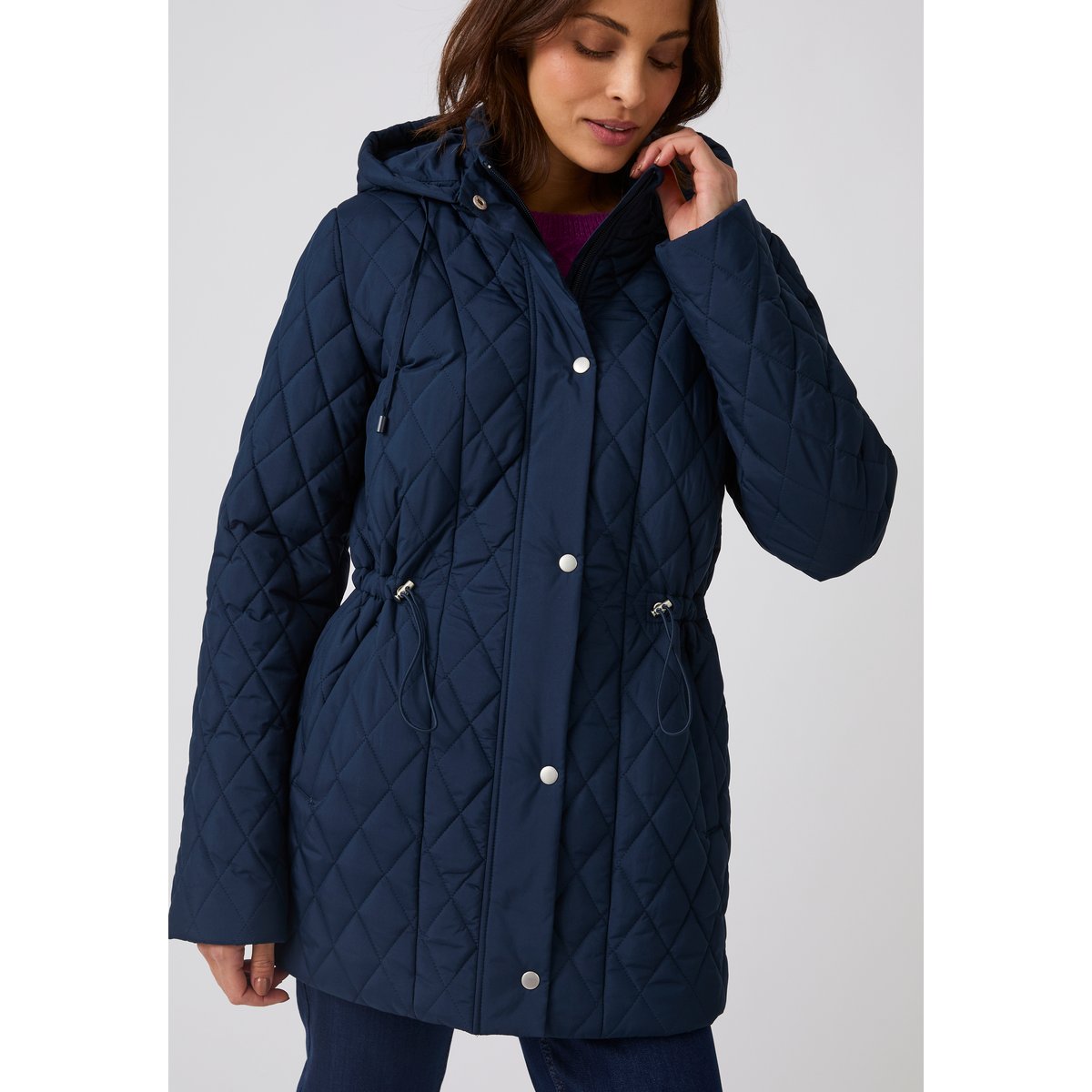 Parka matelassée bleu marine, DAMART