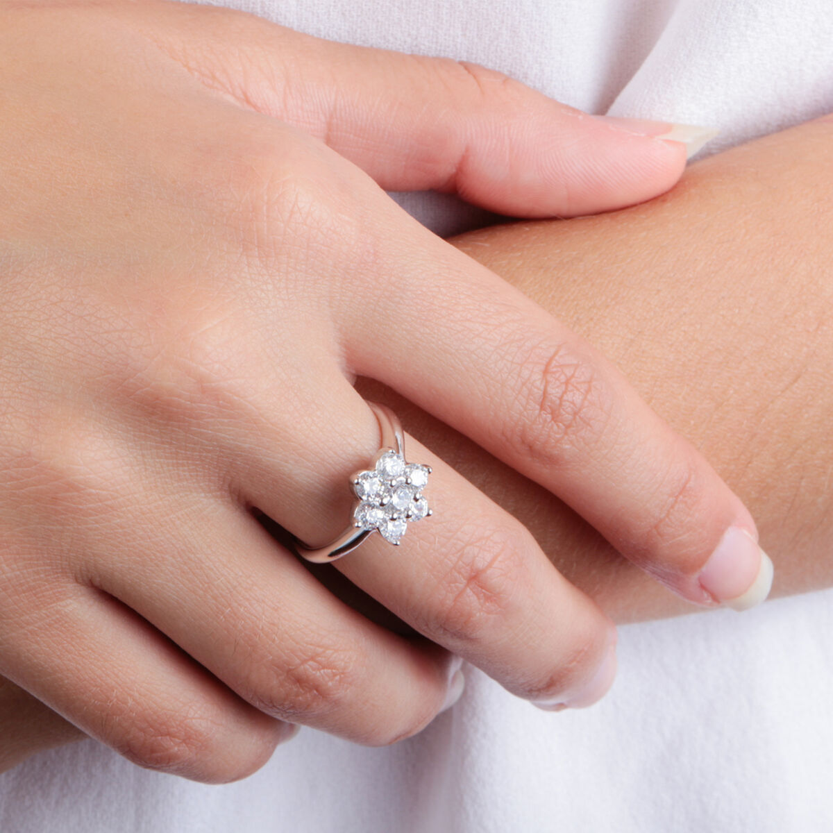 Bague en argent 925 STAR FLOWER argent, BLUESPIRIT