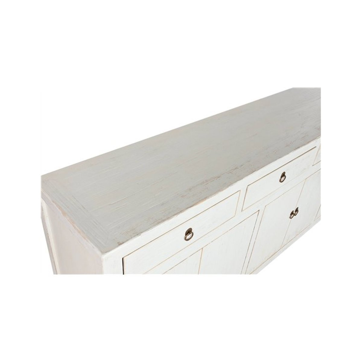 Feuille décorative en aluminium, TROPICAL doré sur socle marbre blanc, RECOLLECTION