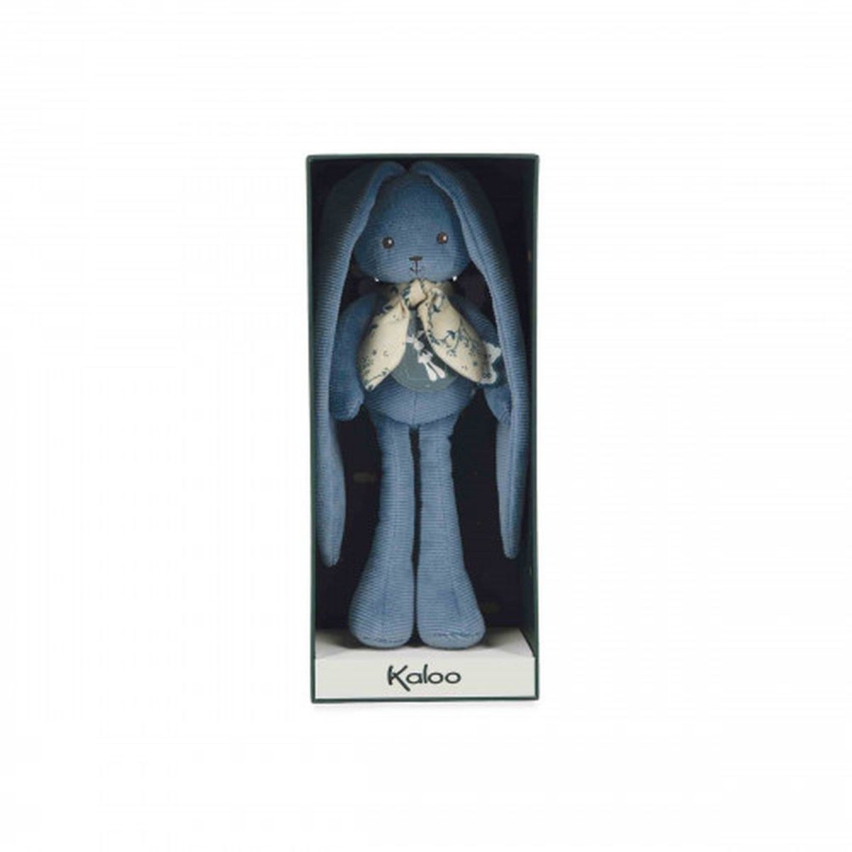 Doudou lapinoo 25 cm bleu, KALOO