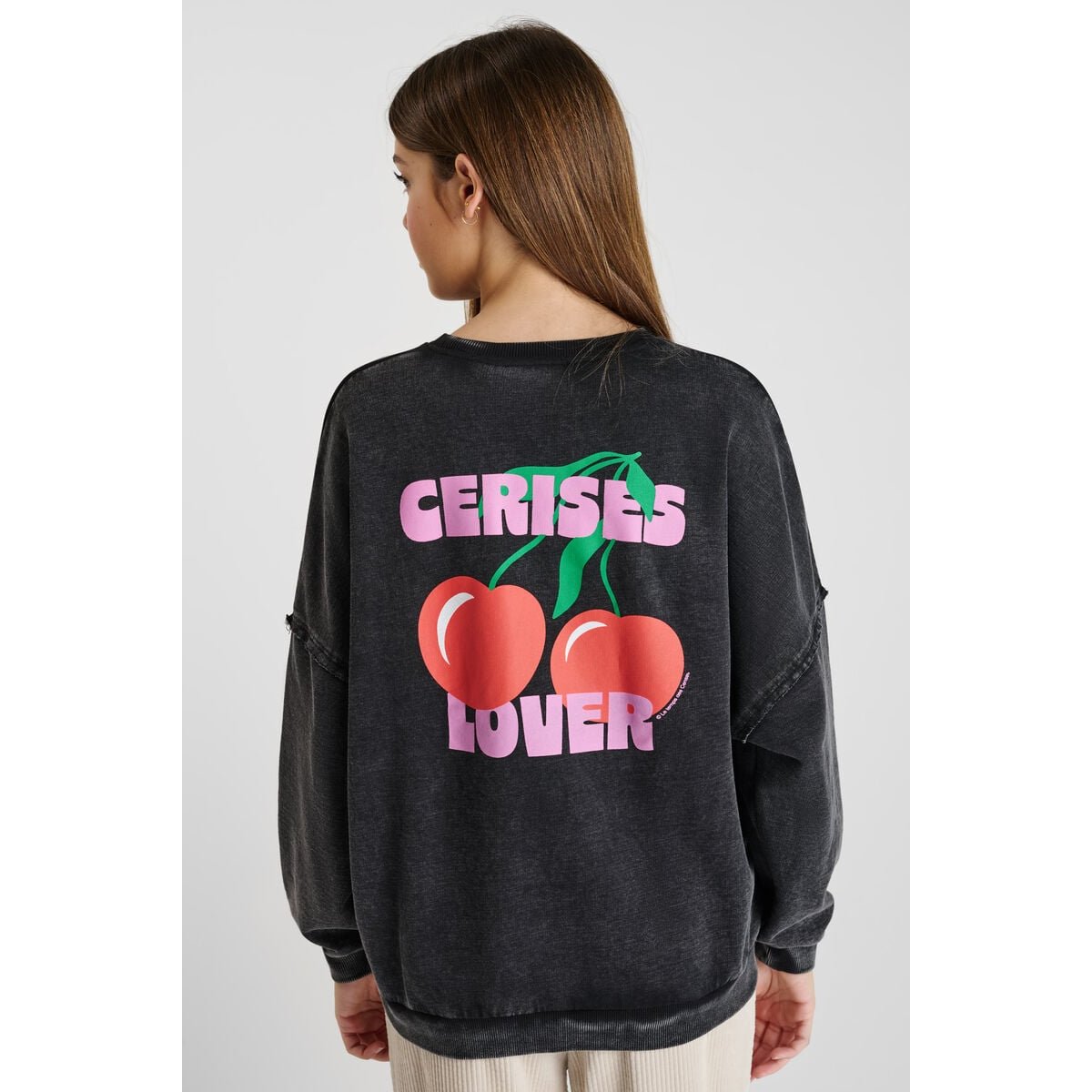 Sweat-Shirt capuche JULESGI black, LE TEMPS DES CERISES