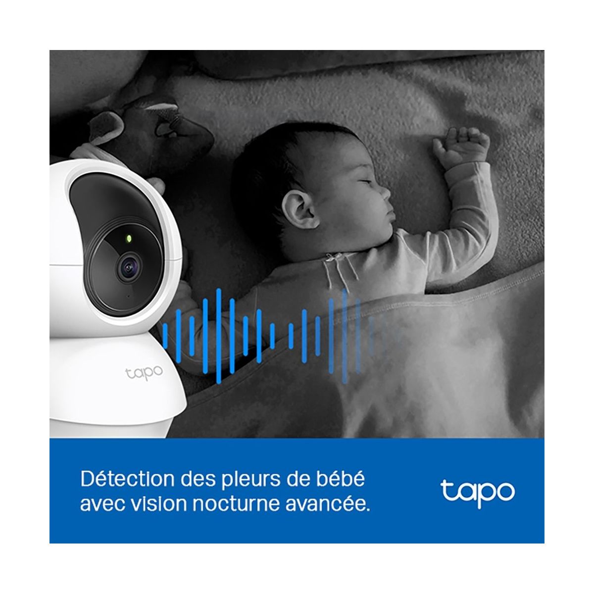 Caméra de surveillance Tapo TC70 1080p couleur unique, TP-LINK