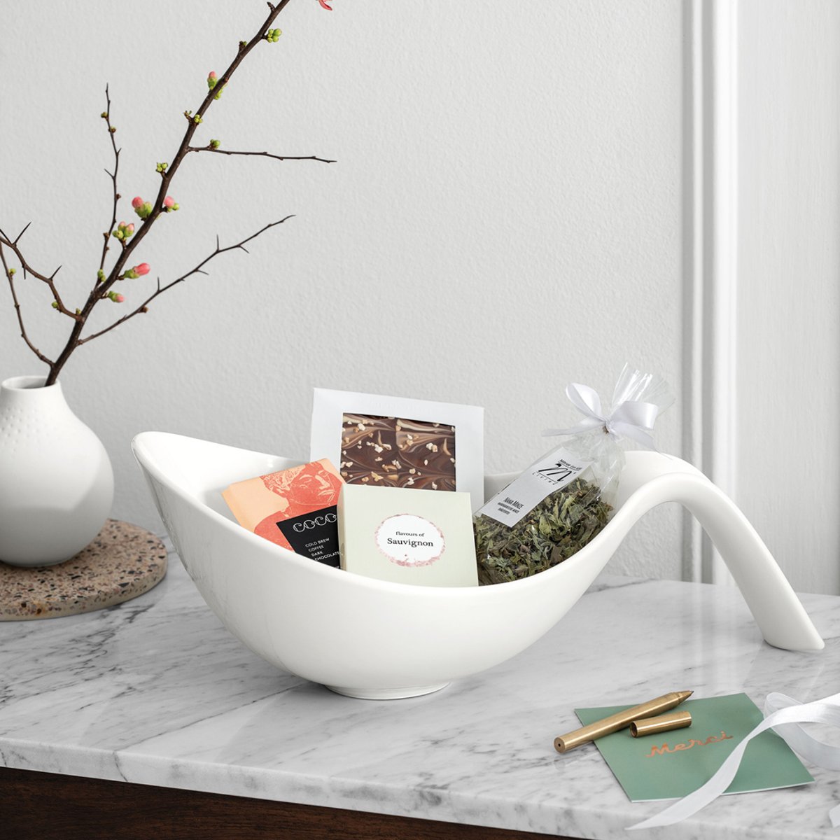 Saladier Avec Anse FLOW blanc, VILLEROY & BOCH